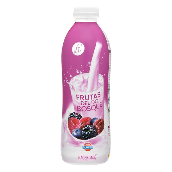 Bebida láctea de frutas del bosque Hacendado