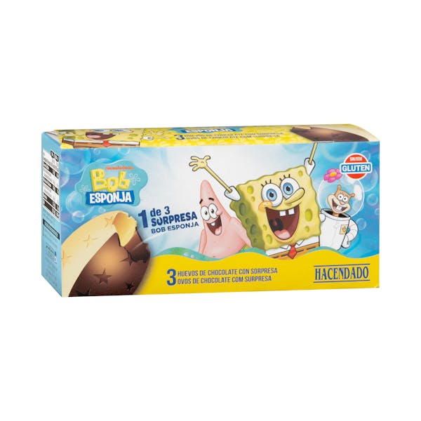 Imagen de Huevos sorpresa de chocolate Hacendado dibujo