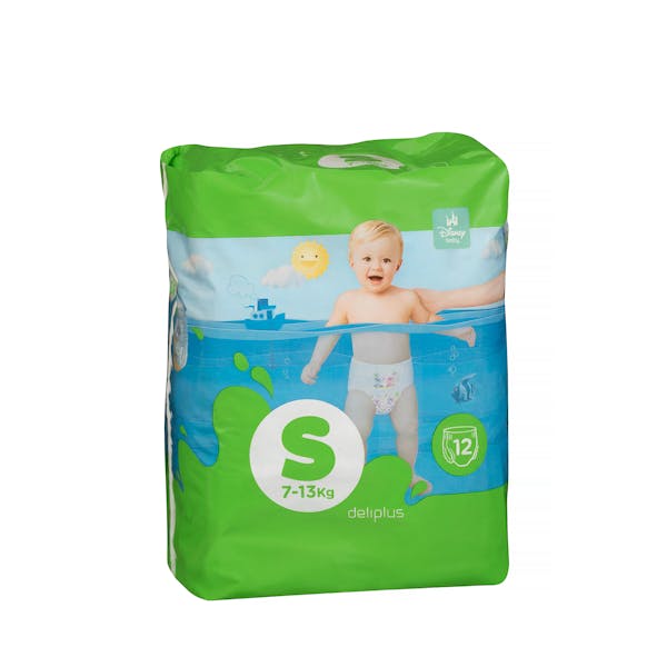 Imagen de Pañal bañador desechable talla S Deliplus de 7-13 kg
