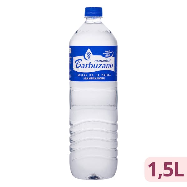 Agua mineral grande Barbuzano