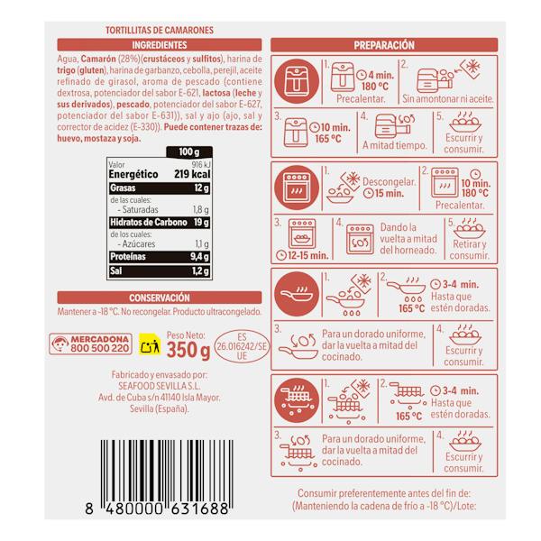 Etiqueta / ingredientes