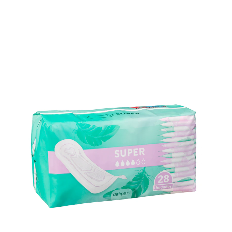 Compresa super Deliplus sin alas – Mercadona – صورة المنتج