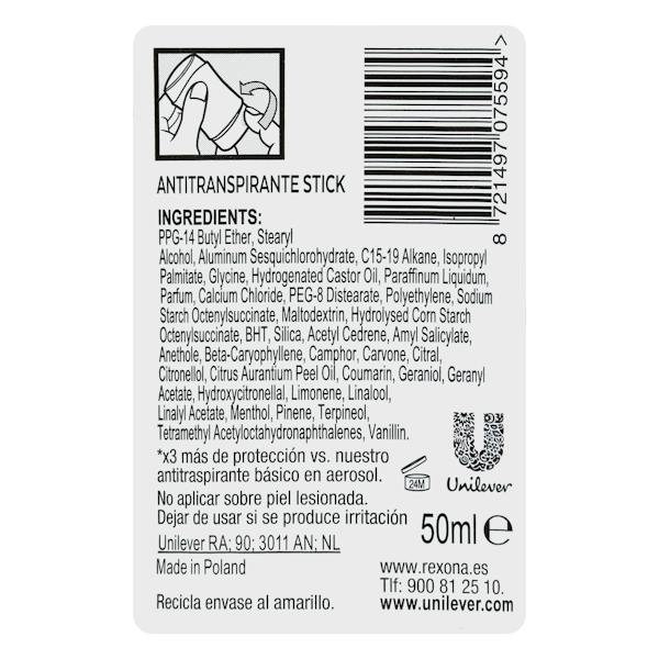 Etiqueta / ingredientes