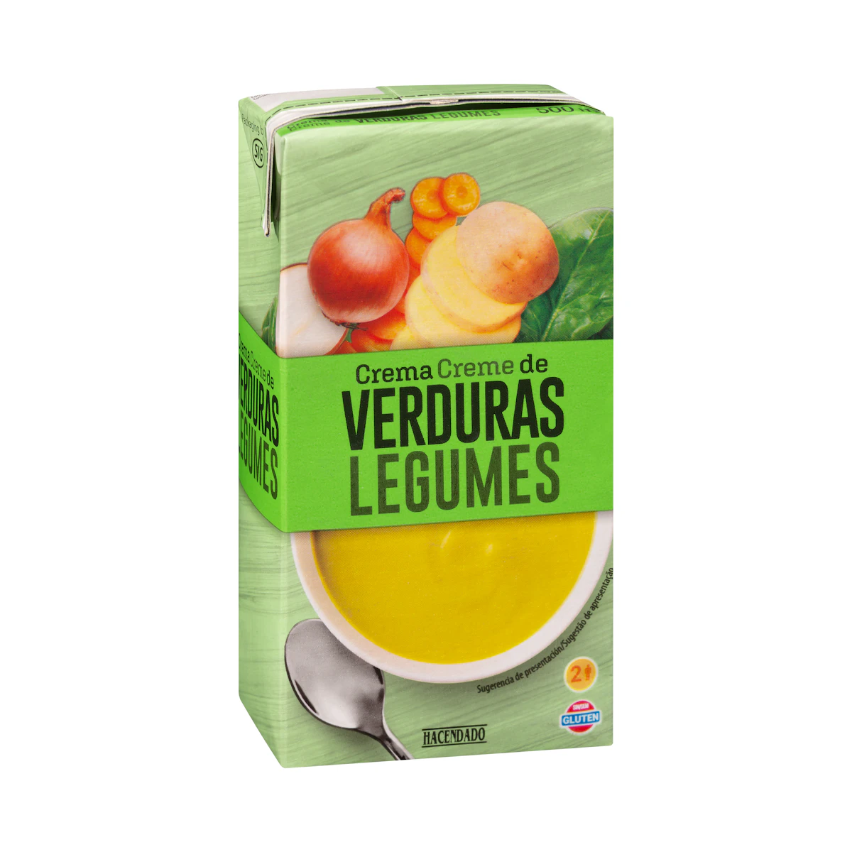 Crema de verduras Hacendado – Mercadona – صورة إعلانية للمنتج