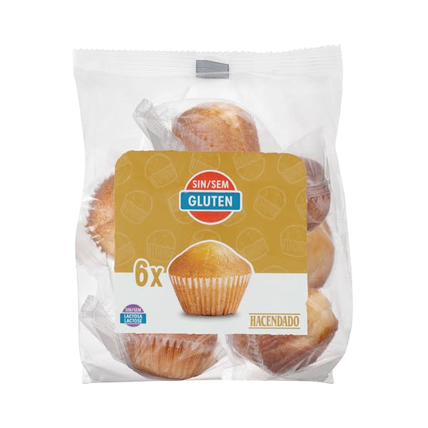 Imagen de Magdalenas sin gluten Hacendado