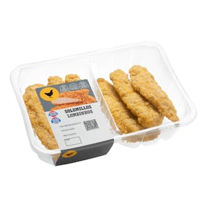 Filetes solomillos de pollo marinados empanados sin gluten