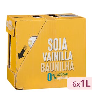 Bebida de soja sabor vainilla 0% azúcar