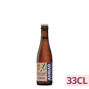 Cerveza triple zero Ambar tostada