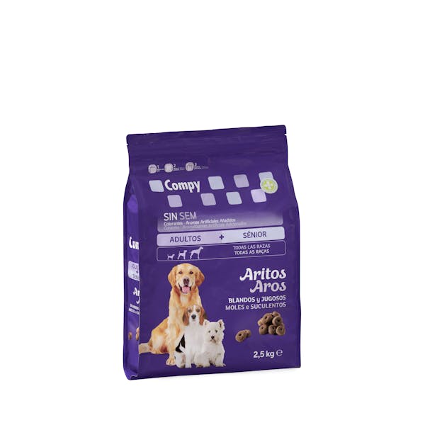 Imagen de Aritos perro adulto y sénior Compy