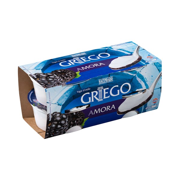 Yogur griego con mora Hacendado Mercadona compra online