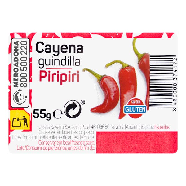Cayena molida Hacendado