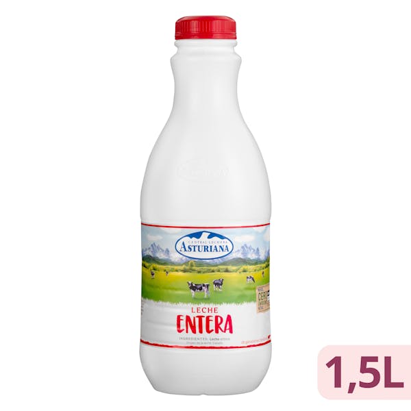 Leche entera Asturiana