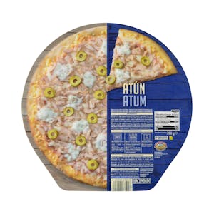 Pizza atún Hacendado ultracongelada