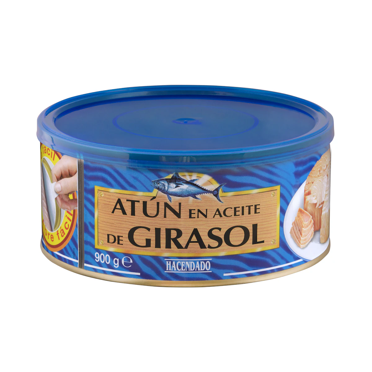 Atún en aceite de girasol Hacendado – Mercadona – صورة إعلانية للمنتج