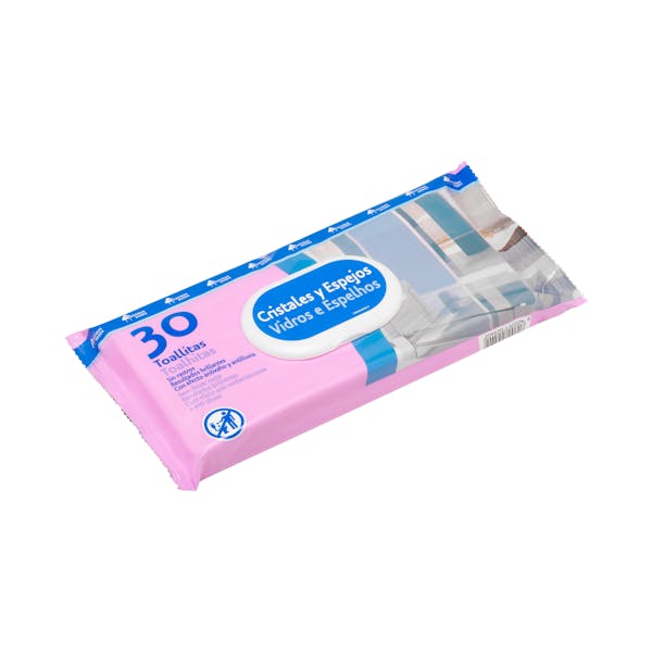 Toallitas limpiadoras de Cristales y Espejos Bosque Verde