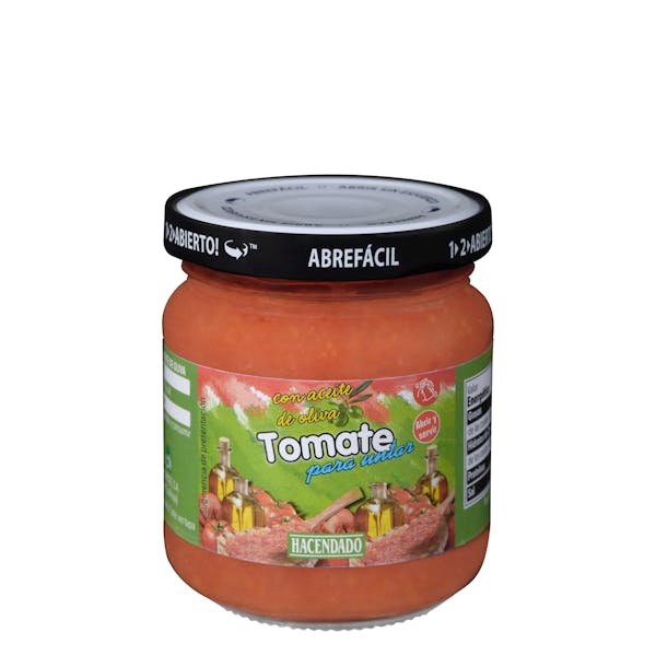 Imagen de Tomate para untar Hacendado con aceite de oliva