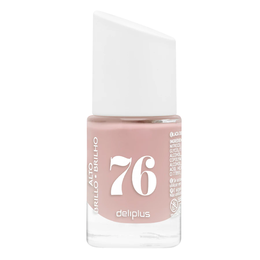 Laca de uñas alto brillo Deliplus 76 rosa medio – Mercadona – صورة المنتج
