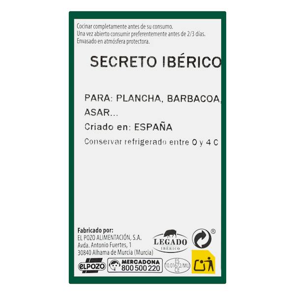 Etiqueta / ingredientes