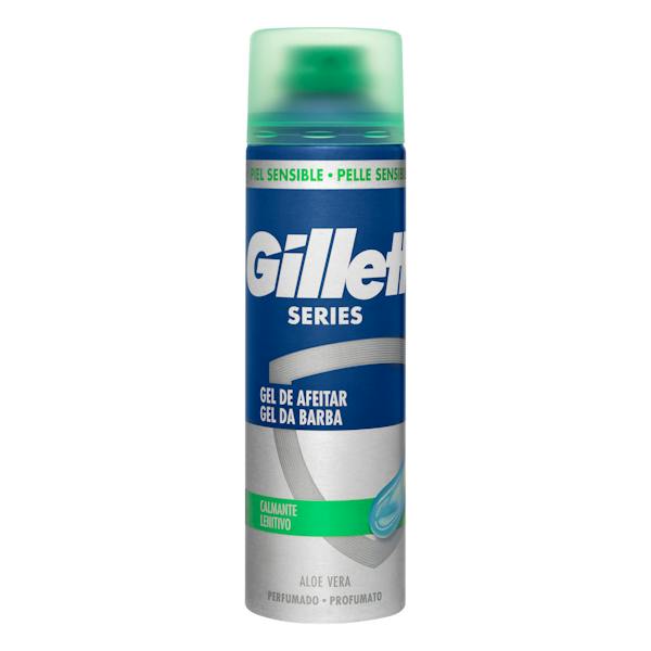Imagen de Gel de afeitar piel sensible Gillette con aloe vera
