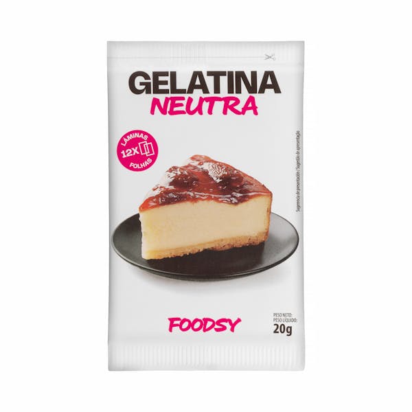 Imagen de Gelatina neutra en láminas Foodsy