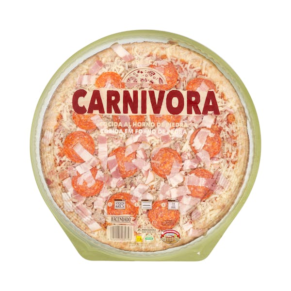 Pizza carnívora Hacendado