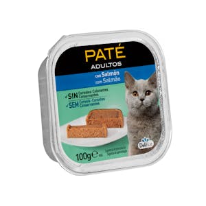 Paté gato adulto Delikuit con salmón 0.1kg