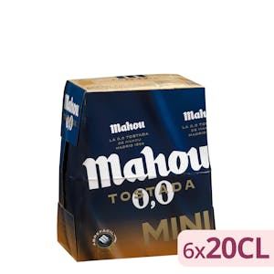 Cerveza 0,0% sin alcohol tostada Mahou