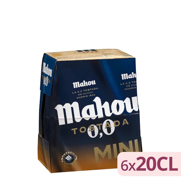 Cerveza 0,0% sin alcohol tostada Mahou