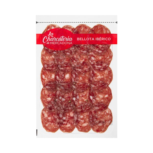 Imagen de Salchichón de bellota ibérico cortado a máquina