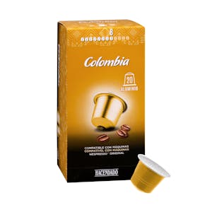 Café en cápsula Colombia Hacendado Caja