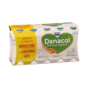 Bebida láctea natural Danacol 0% azúcares añadidos