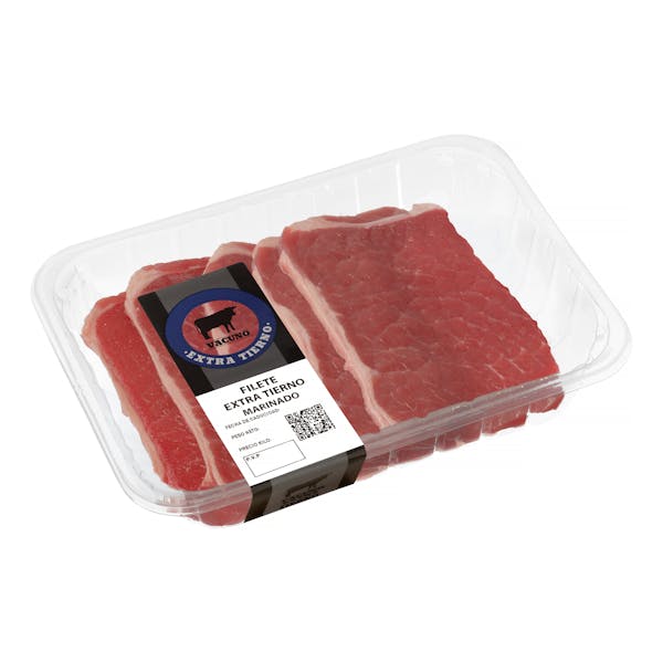 Filetes de vacuno marinado extra tiernos