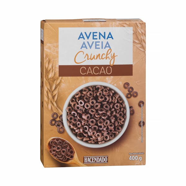 Imagen de Cereales avena Crunchy Hacendado de cacao