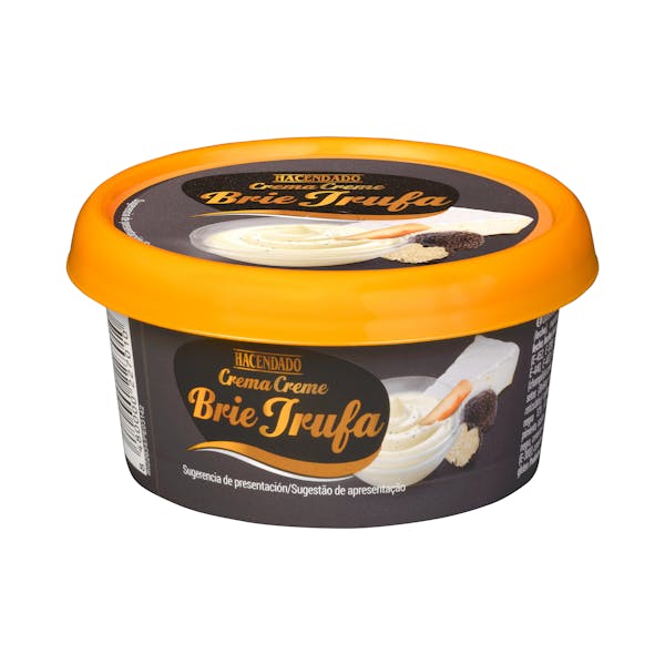 Crema de queso brie con trufa Hacendado
