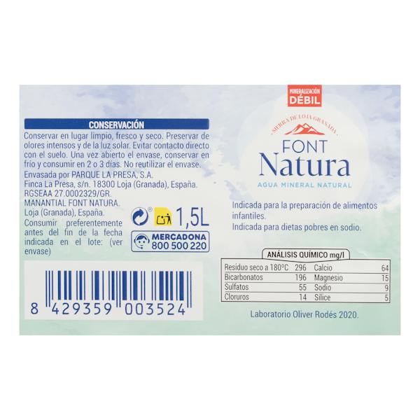 Etiqueta / ingredientes
