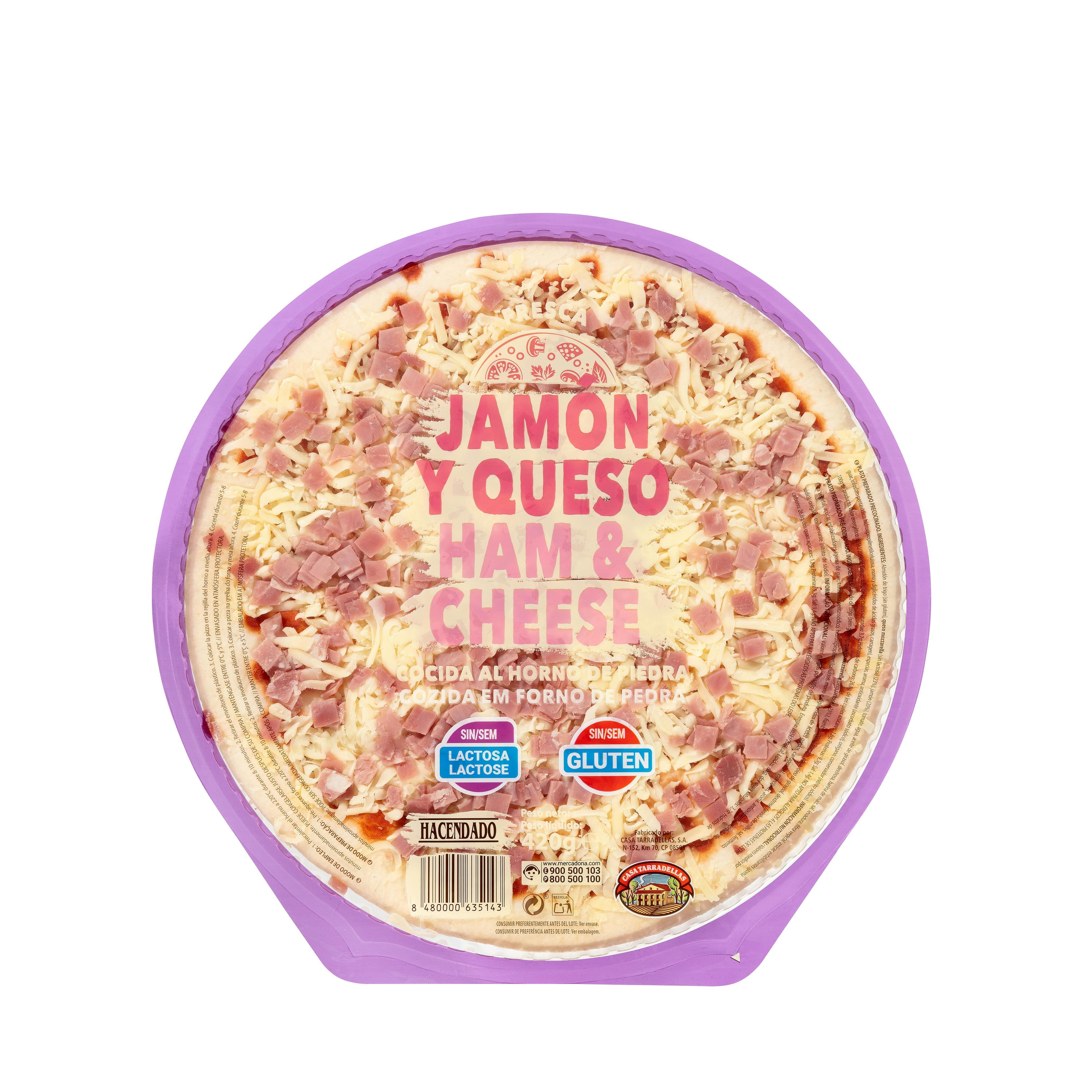 Alteza Pizza De Jamon Y Queso Calories Carbs  Nutrition