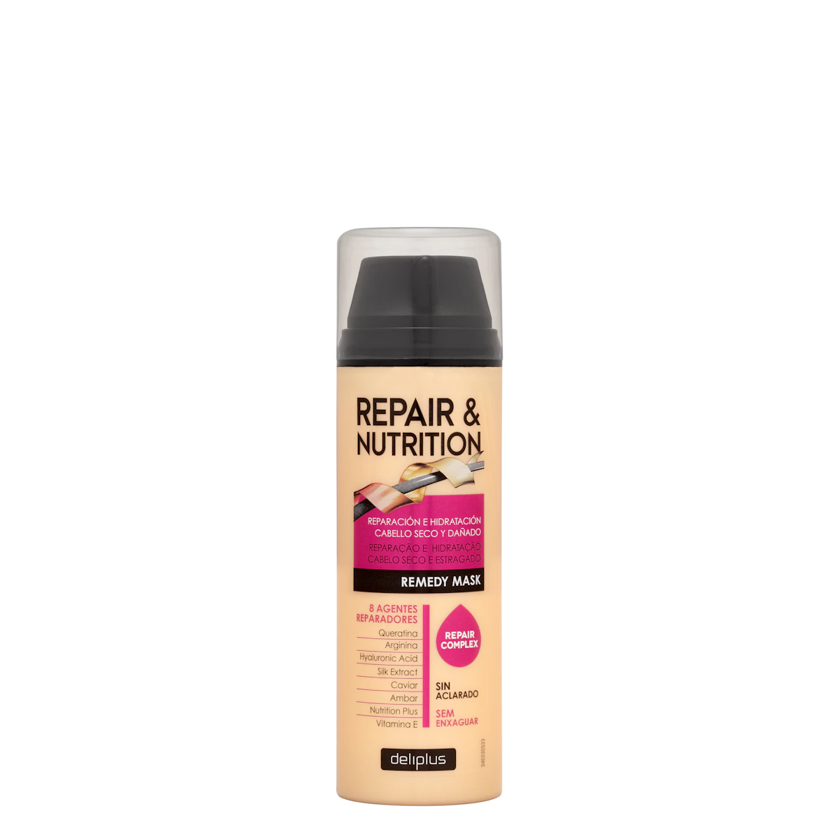 Mascarilla sin aclarado Repair & Nutrition Deliplus cabello seco y dañado – Mercadona – صورة إعلانية للمنتج