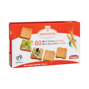 Mini biscotes de trigo Diatosta