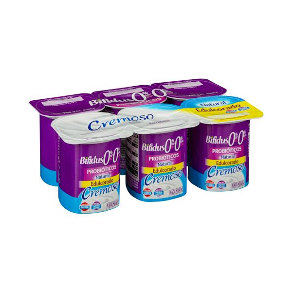 Imagen de Bífidus natural cremoso edulcorado probióticos Hacendado 0% MG 0% azúcares añadidos