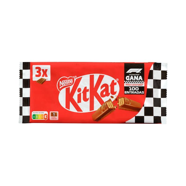 Imagen de Barritas de barquillo Kit-Kat bañadas de chocolate con leche