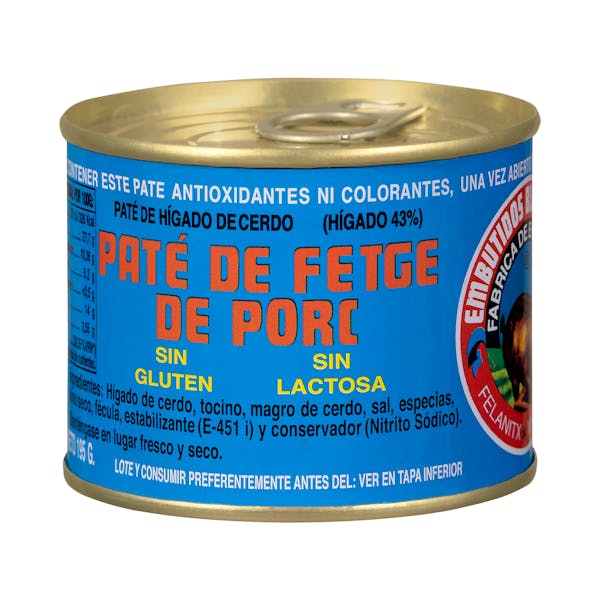 Paté hígado de cerdo Embutidos Blanco