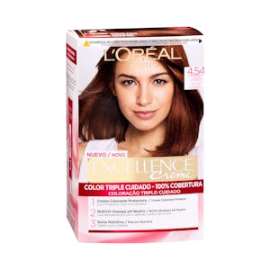 Coloración permanente L'Oréal 4.54 caoba cobrizo