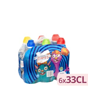 Agua mineral pequeña Cortes tapón infantil