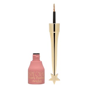 Delineador de ojos fluido Special Eyeliner Deliplus glitter 02 oro rosa