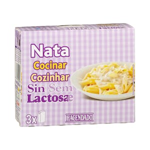 Nata ligera para cocinar sin lactosa Hacendado