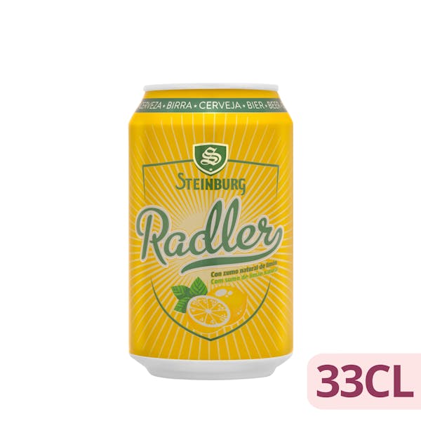 Imagen de Cerveza Radler Steinburg con zumo natural de limón