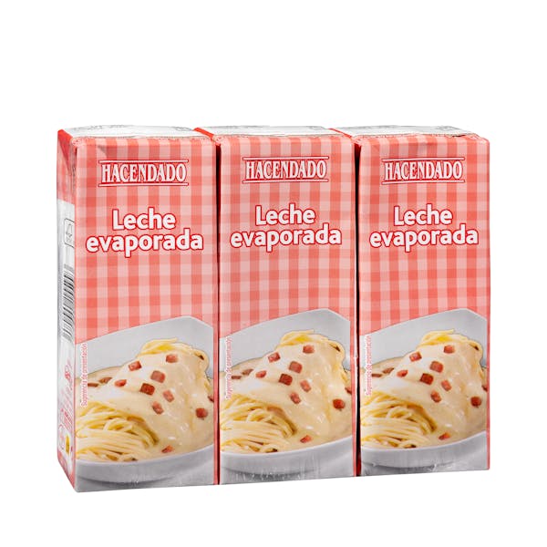 Leche evaporada Hacendado