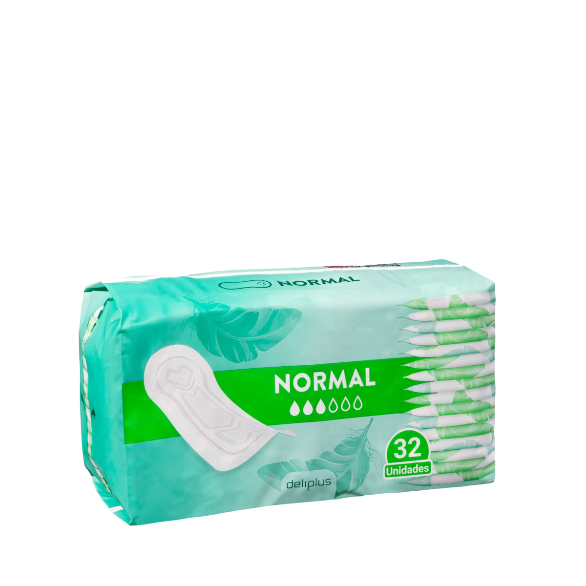 Compresa normal Deliplus sin alas – Mercadona – صورة إعلانية للمنتج