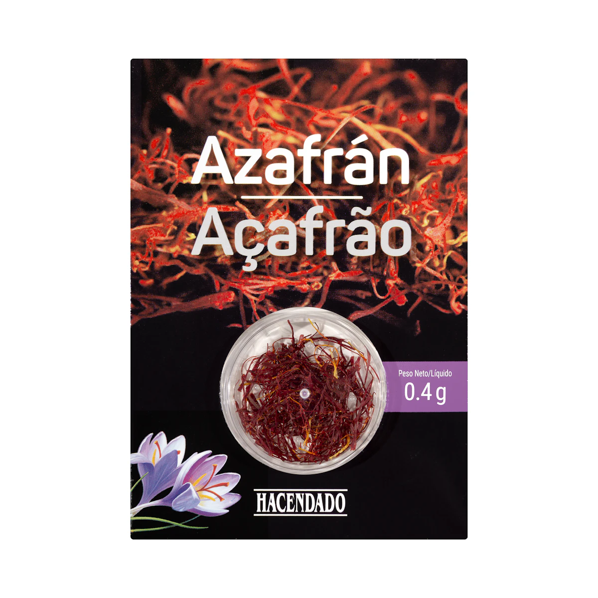 Azafrán hebra Hacendado – Mercadona – صورة إعلانية للمنتج