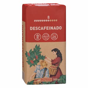 Café molido descafeinado Hacendado